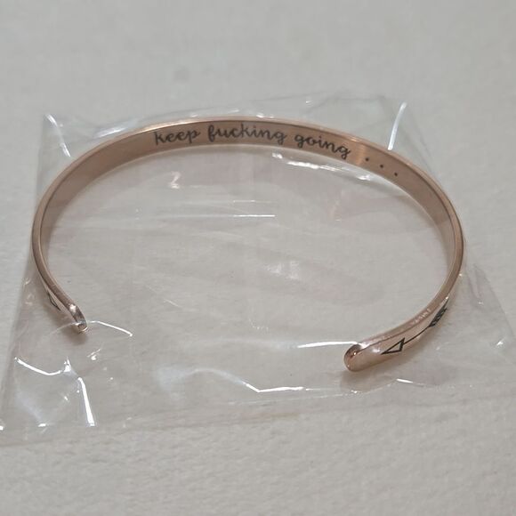 Inspirational Cuff Bracelet - Picture 2 of 6
